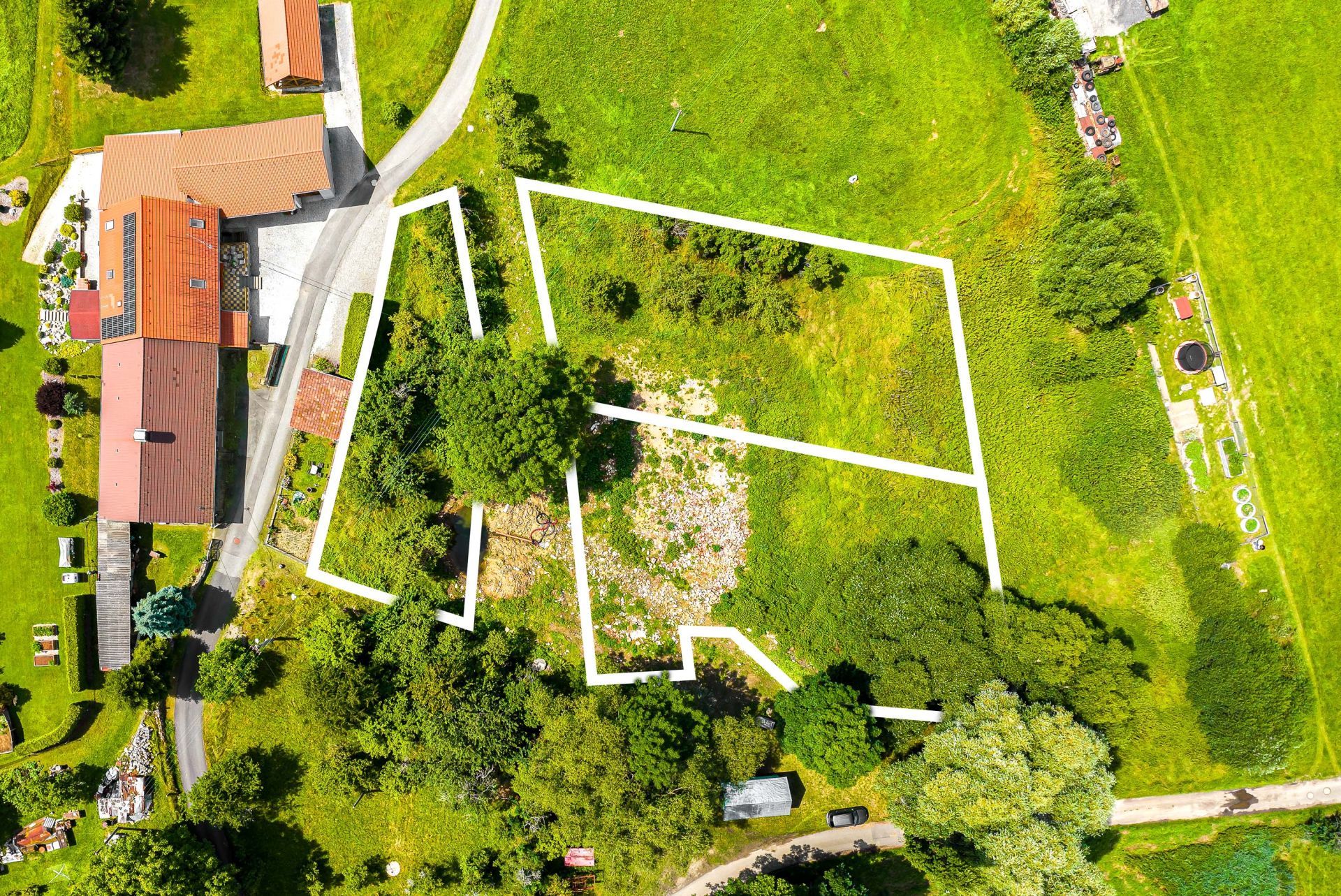 Malebné pozemky na Šumavě