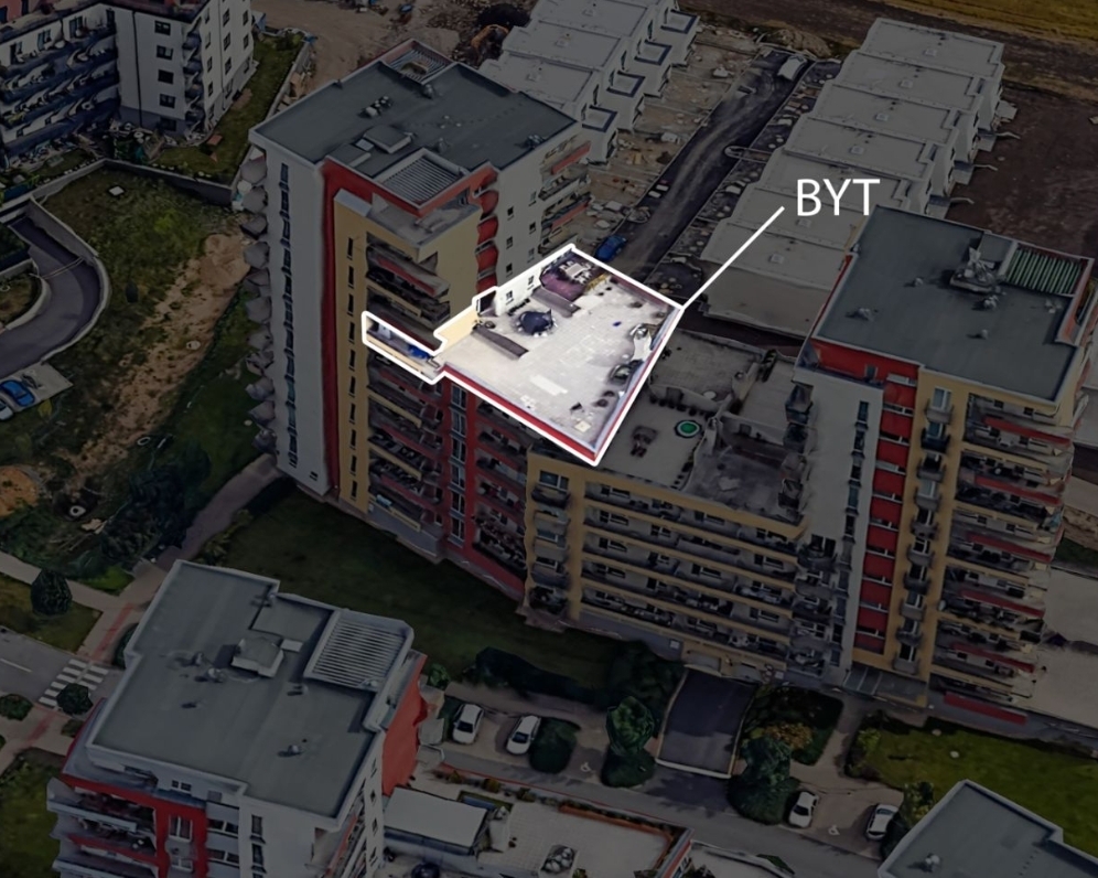 Byt 3+kk s terasou Praha